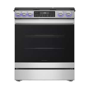 30 in. 5 Burners Slide-In Gas Range in Stainless Steel with Air Fry and Convection