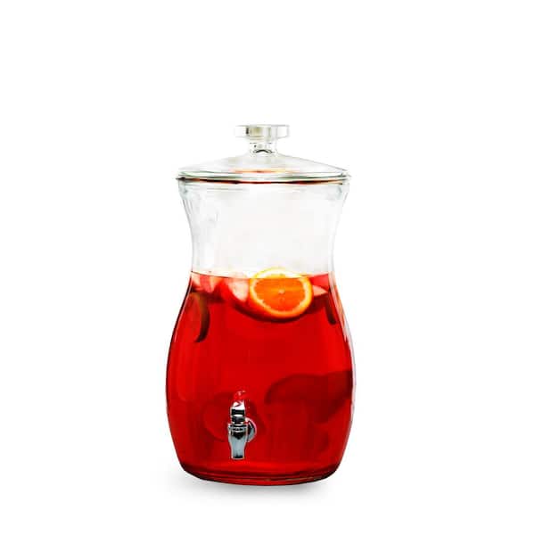 2.5 Gallon Glass Drink Dispenser — Pink Llama Party Rentals