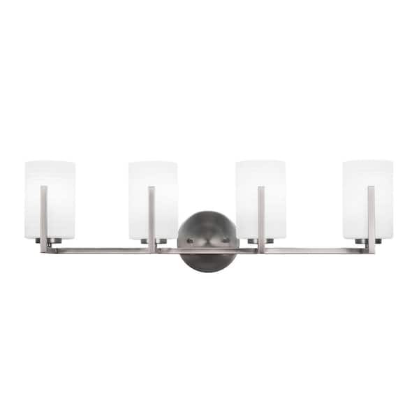 Unbranded Cottonwood 29 in. 4-Light Graphite Vanity Light