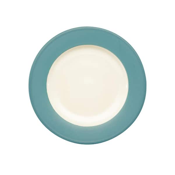 Noritake Colorwave Turquoise Stoneware Rim Salad Plate 8-1/4 in.