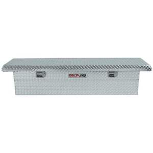 71.125 Diamond Plate Aluminum Full Size Crossbed Truck Tool Box