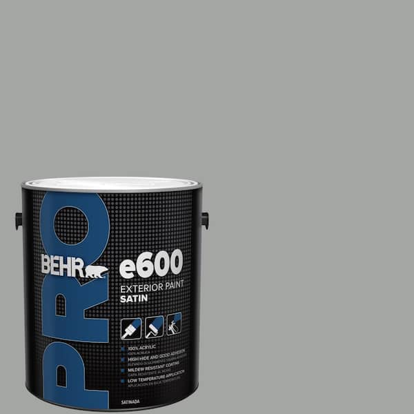BEHR PRO 1 gal. #PPU25-04 Sharkskin Suit Satin Exterior Paint