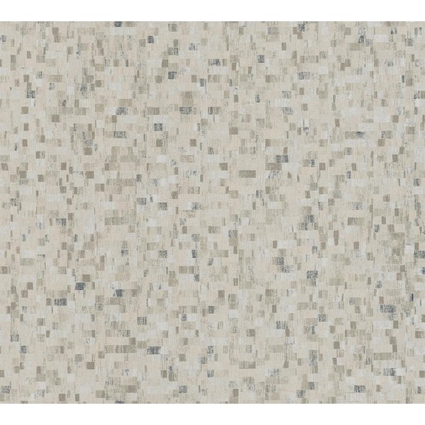 Advantage Albers Grey Squares Matte Non-Pasted Non-Woven Wallpaper Sample