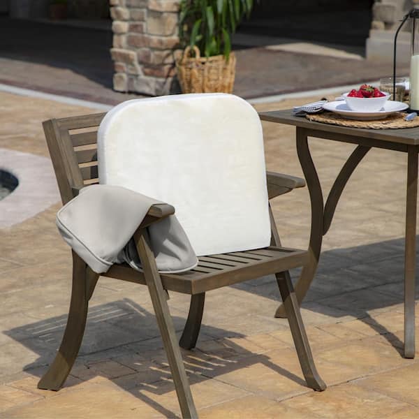 Felt seat cushion square padded angular – rounded, chair cushion - werktat
