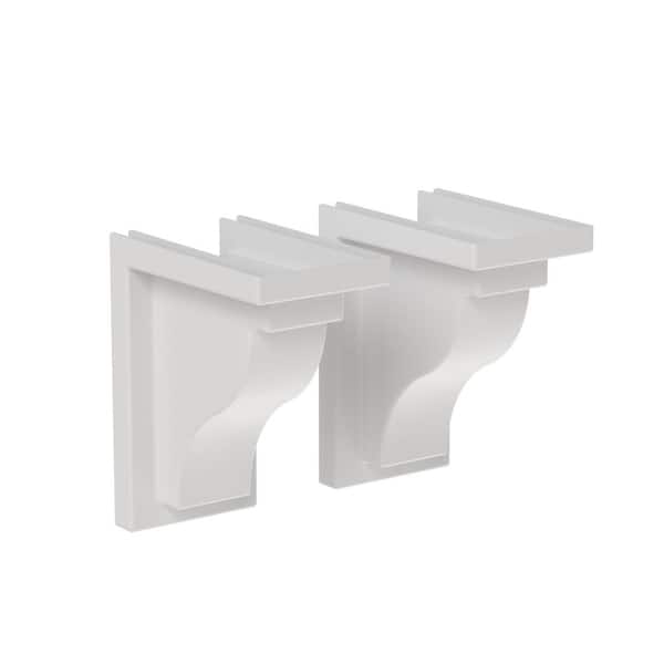 Yorkshire White Vinyl Decorative Corbel