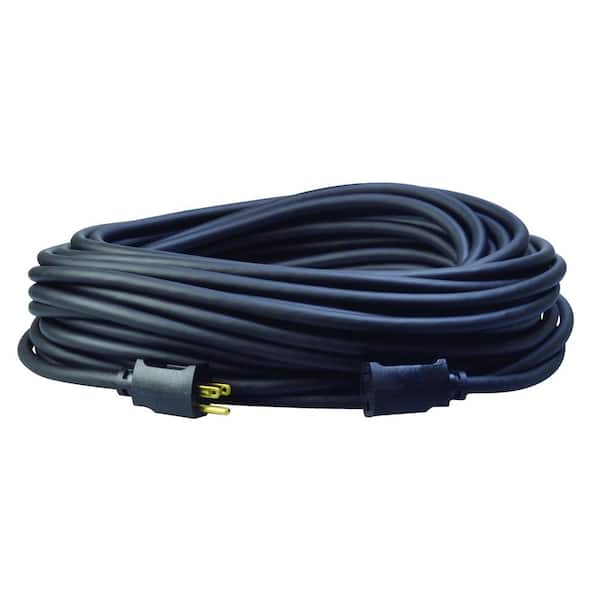 100 ft. 12/3 SJEOOW Black Polar/Solar Standard Extension Cord