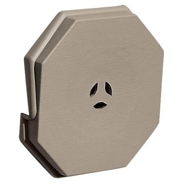 Builders Edge 6.625 in. x 6.625 in. #097 Clay Surface Universal Mounting Block