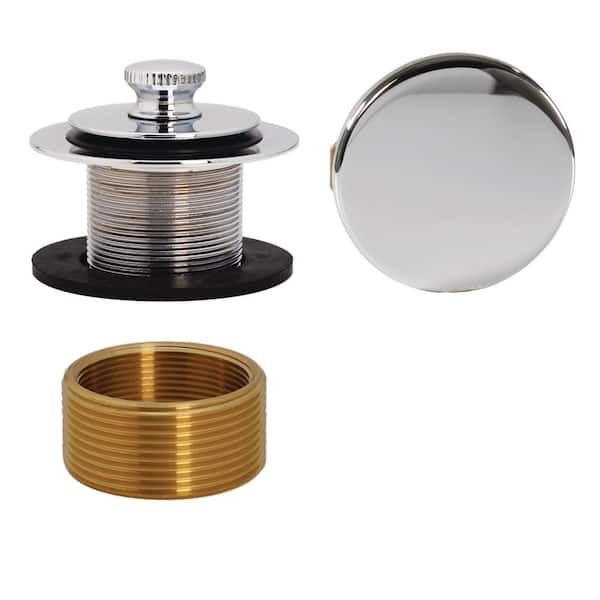Westbrass Universal Twist and Close Tub Trim Kit in Polished Chrome