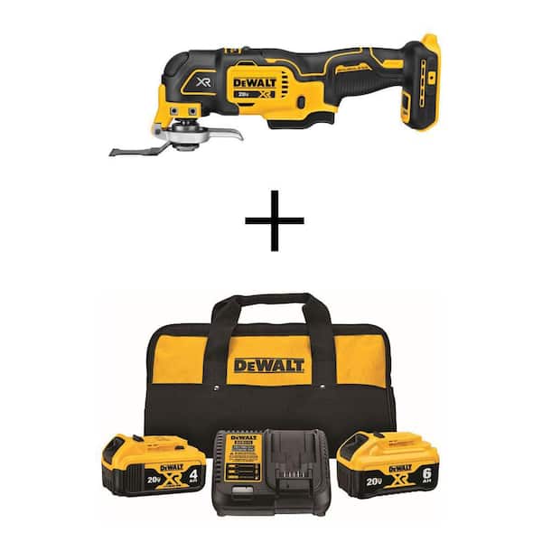 Cordless Oscillating Tool for Dewalt 20V Battery, 6 Variable Speed  Brushless-Motor Tool, Oscillating Multi Tool Kit for Cutting Wood Drywall  Nails