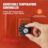 Produktbild von VEVOR Fassheizer 1200 W – 10 Zoll, Für 55-Gallonen-Fässer, Thermostat 30–150 °C, Silikon, CE