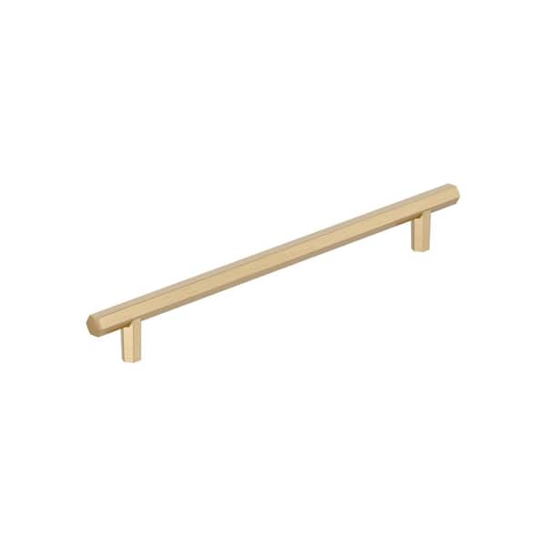 Caliber 8-13/16 in. (224mm) Center-to-Center Champagne Bronze Bar Cabinet Pull