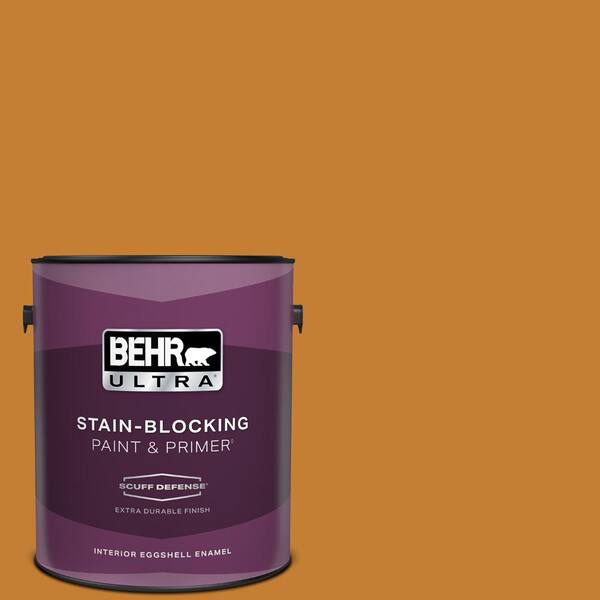 BEHR ULTRA 1 gal. #S-H-290 Exotic Honey Extra Durable Eggshell Enamel Interior Paint & Primer