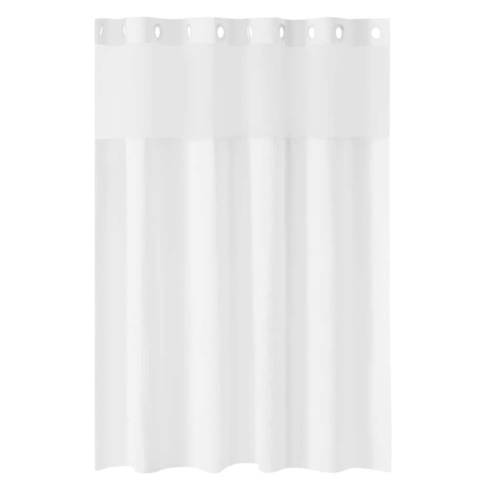 74 x 71 in. No Hook Shower Curtain 2 in 1 Waffle Weave with Snap In Liner and Magnets price history on PriceWatchPro