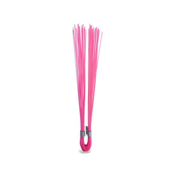 6 in. x 0.50 ft. Salamander Stake Whisker Markers, Dual Crimp, Flo-Pink, 25 EA
