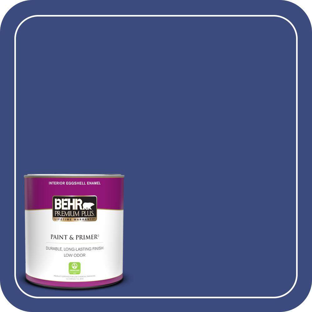 1 qt. #P530-7 Tanzanite Eggshell Enamel Low Odor Interior Paint & Primer price history on PriceWatchPro