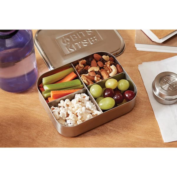BITS KITS Bento Box Lunch and Condiment Containers Bundle for Kids