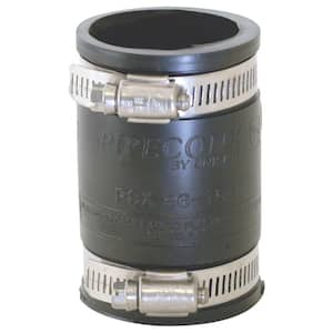 4 in. x 4 in. PVC DWV Mechanical Flexible Coupling