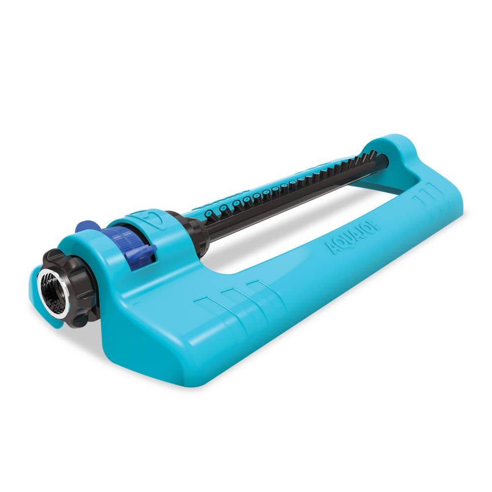 Aqua Joe SJI-OMS16 Irrigatore Oscillante – Base In Metallo, Copertura 3600 Mq, 16 Ugelli - 3
