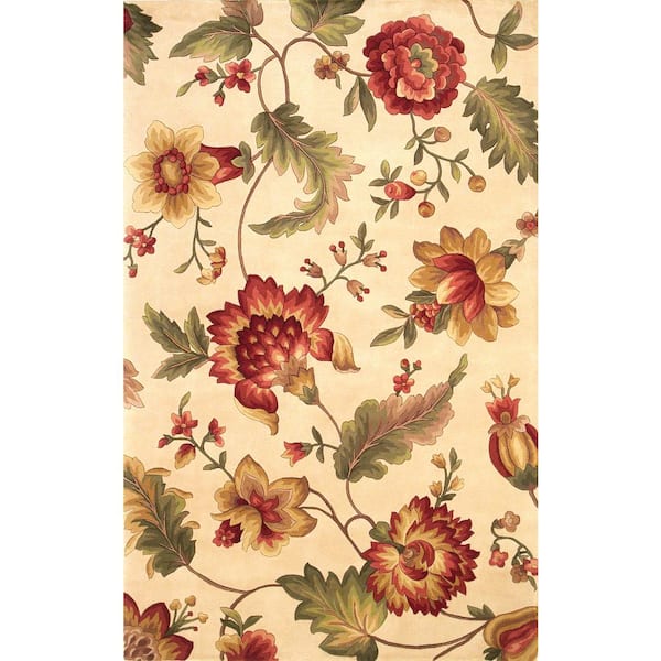 MILLERTON HOME Carson Ivory 3 ft. x 4 ft. Area Rug