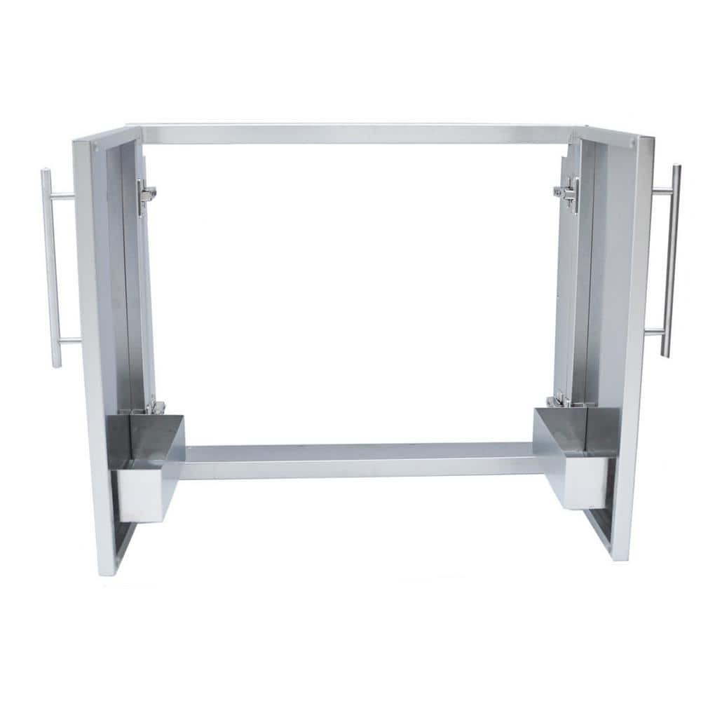 Sunstone Stainless Steel 42" Double Door with Shelves