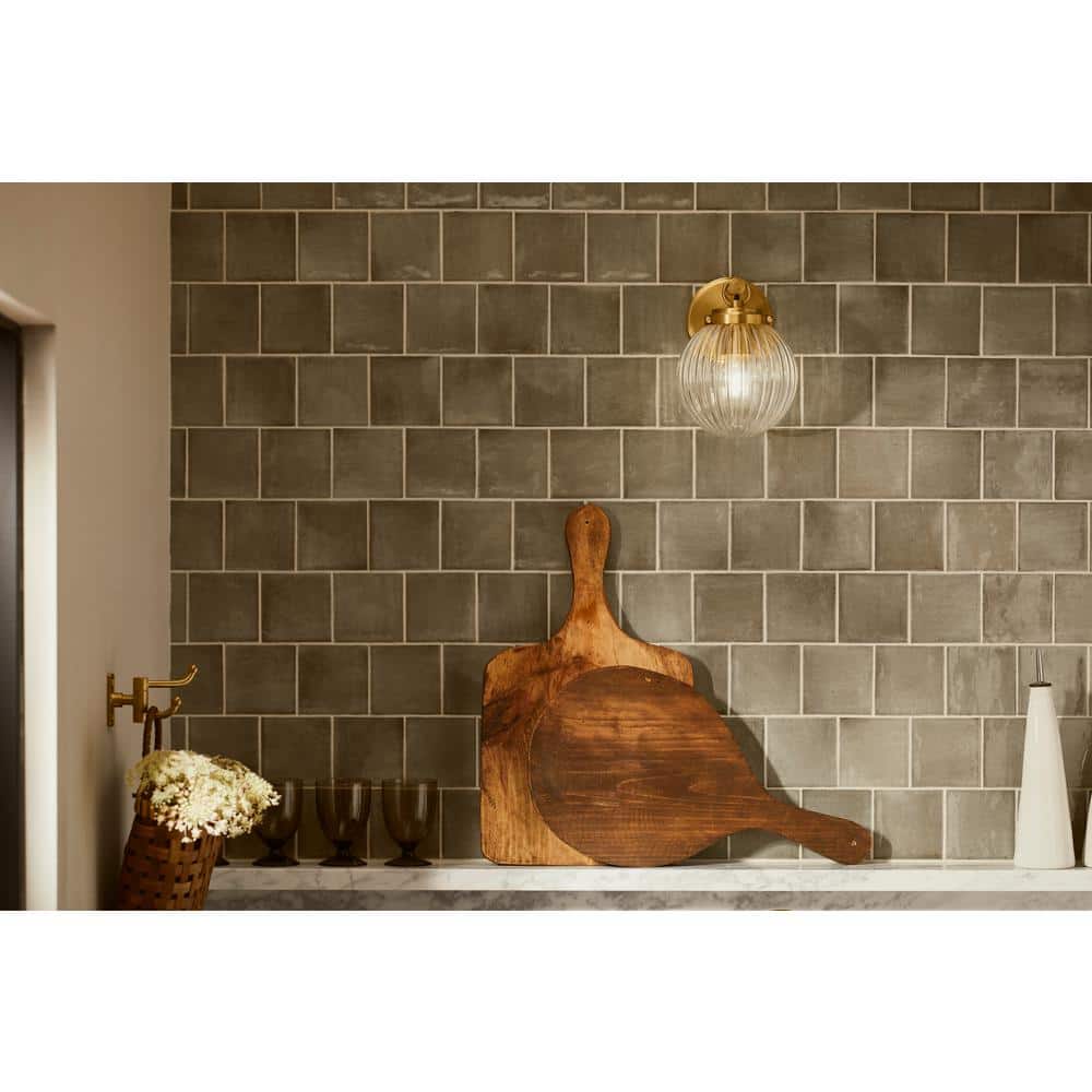 Polished Chrome Dimmable Glass Globe Sconce