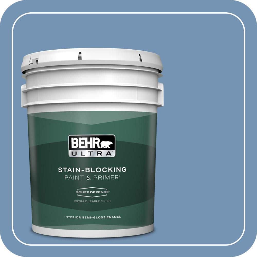 5 gal. #580D-5 Ocean Ridge Extra Durable Semi-Gloss Enamel Interior Paint & Primer price history on PriceWatchPro