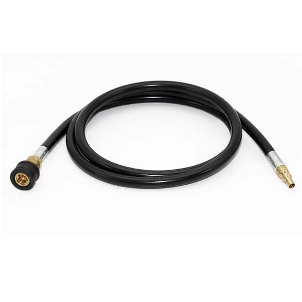 Flame King 72 in. x 1/4 in. I.D. RV, Van, Trailer, Dual Quick Connect LP Gas Only Hose