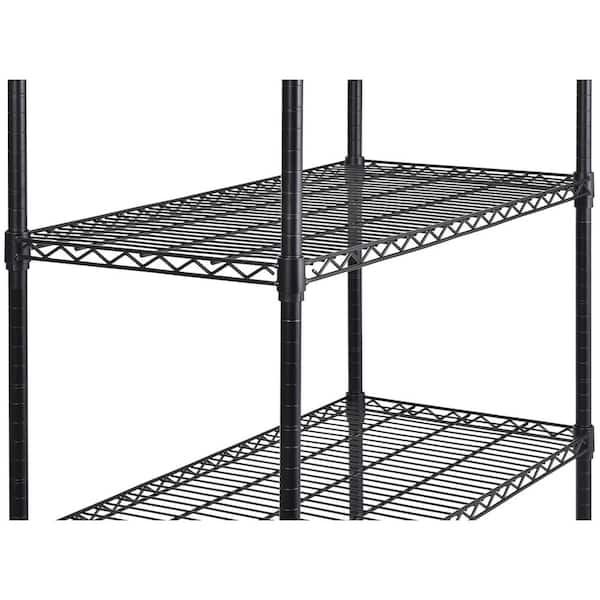 Storage Rack; Perforated, 304 Stainless Steel, 48 W x 28 D x 72 H, 5  Shelves 9611-47