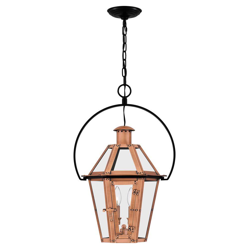 Mountain Brook Lantern Pendant Light Rustic Copper Outdoor Gas -    Copper lantern, Rustic pendant light fixture, Lantern pendant lighting