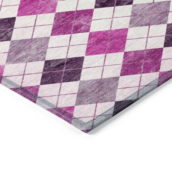Chantille Machine Washable Indoor/Outdoor Abstract ACN2237 Blush 10 ft. x 14 ft. Area Rug