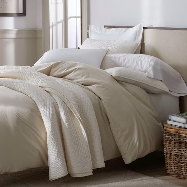 400-Thread Count Supima Cotton Percale Duvet Cover