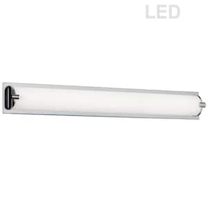 Dainolite Lighting V034-2W-SC Lighting 2-Light Bathroom Light Satin Chrome