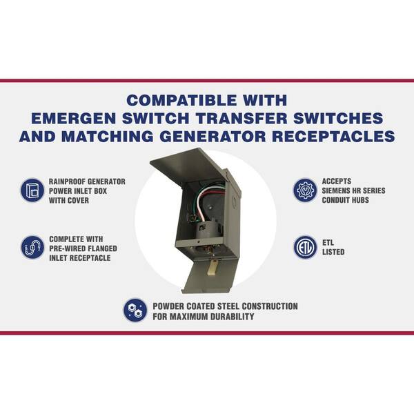 Trailer Power Connector MOLUCKFU 16A RV Power Inlet Box - Weatherproof ...