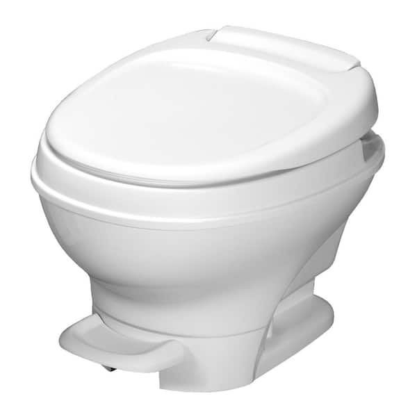 THETFORD Aqua-Magic V RV Low Permanent Toilet Foot Pedal Flush - White