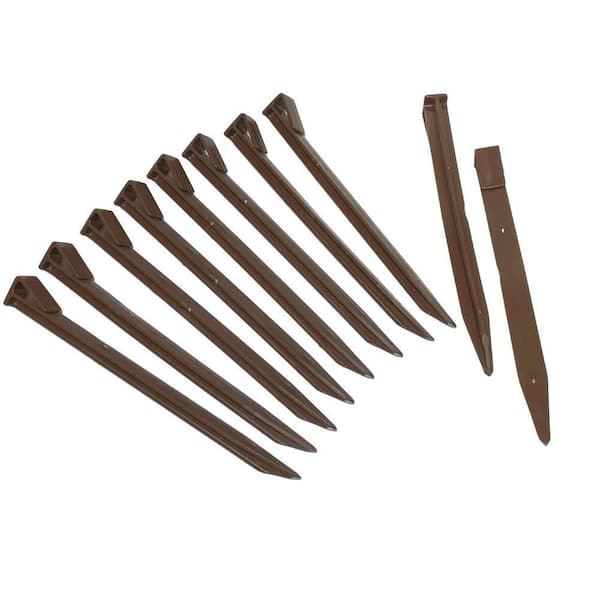 Master Mark Terrace Board Stakes in Brown (20-Pack)