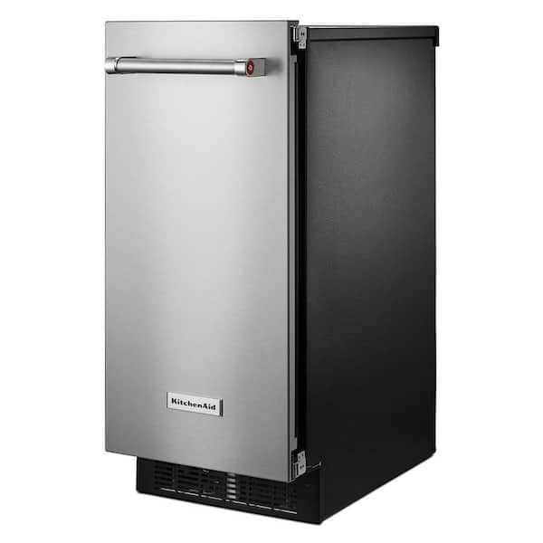 KitchenAid 15 Stainless Steel with PrintShield Finish Automatic Ice Maker