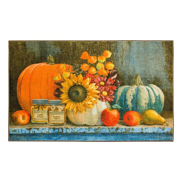 Mohawk Home Harvest Table Neutral 2 ft. 6 in. x 4 ft. 2 in. Machine Washable Area Rug