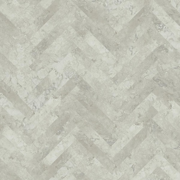 Herringbone Inverness Travertine 22 MIL x 4.7 in. W x 28 in. L Waterproof Vinyl Plank Flooring (22.3 sqft/case)
