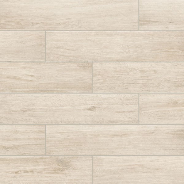 Florida Tile Home Collection Chalet Natural 8 in. x 12 in. x 9mm H Matte Porcelain Floor and Wall Tile Sample (0.66 SF/ Sample)