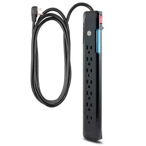 7-Outlet UltraPro Surge Protector with 8 ft. Cord, Black