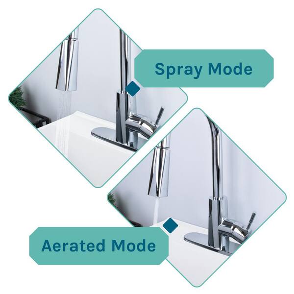 Complete 22.875 in. x 23.5 in. White 19 Gal. Utility Sink Set with Metal Hybrid Chrome High Arc Pull-Down Faucet Complete 22.875 in. x 23.5 in. White 19 Gal. Utility Sink Set with Metal Hybrid Chrome High Arc Pull-Down Faucet