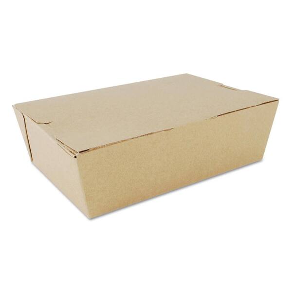 SCT 7.75 in. x 5.5 in. x 2.5 in. 3-Kraft Champ Pak Carryout Boxes (200-Carton)