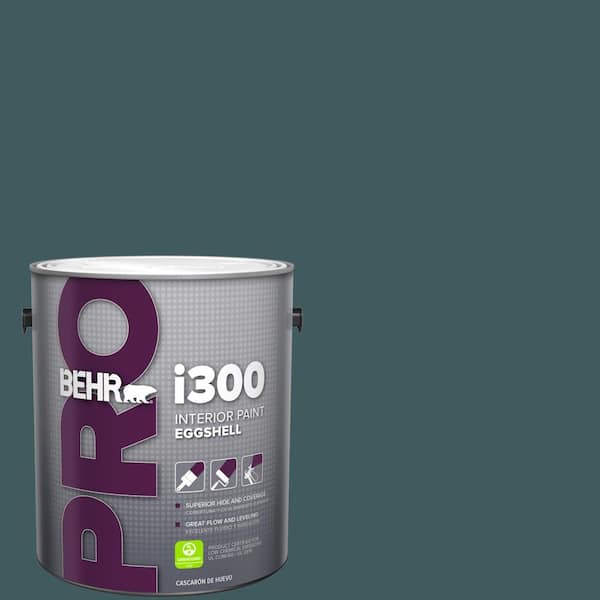 BEHR PRO 1 gal. #510F-7 Teal Forest Eggshell Interior Paint