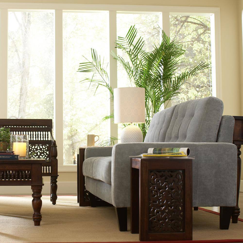 Maharaja Walnut Brown 2-Piece Nesting End Table - thumbnail 9