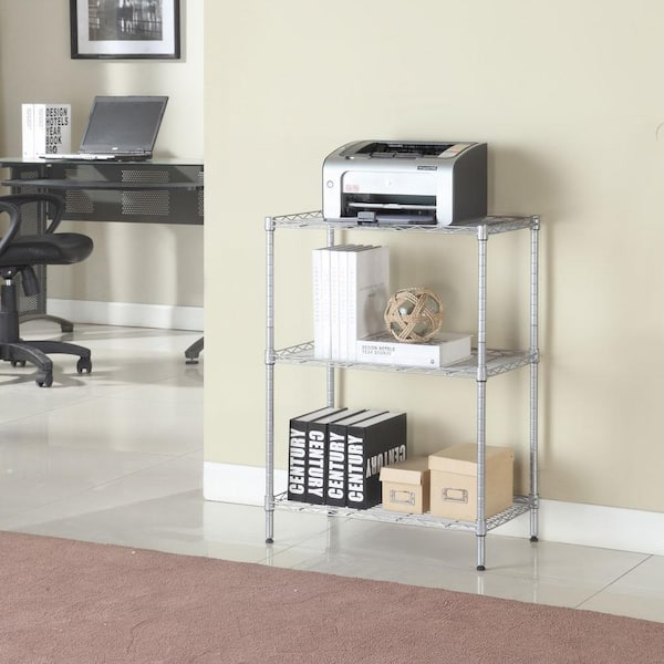 Greensen 3 Tier All-Metal Rolling Cart, Laundry Office Bathroom