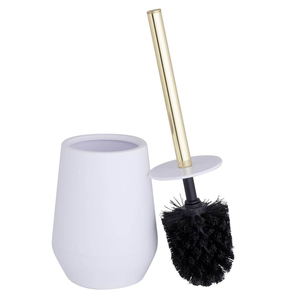 Plastic Bathroom Cleaning Set with Toilet Brush, Tile Scrubber