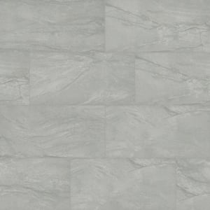 Hillside Gray 12 in. x 24 in. Matte Porcelain Stone Look Floor and Wall Tile (16 sq. ft./Case)