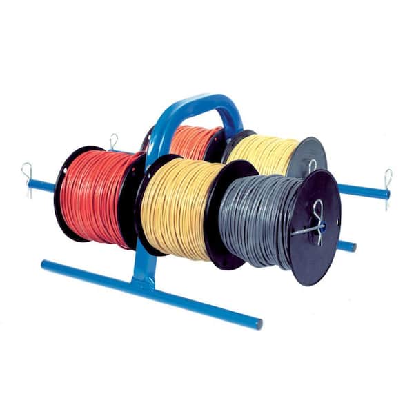 Portable Steel Folding Cable Caddy Reel Spool Holder Tube Wire Puller  1000ft for sale online
