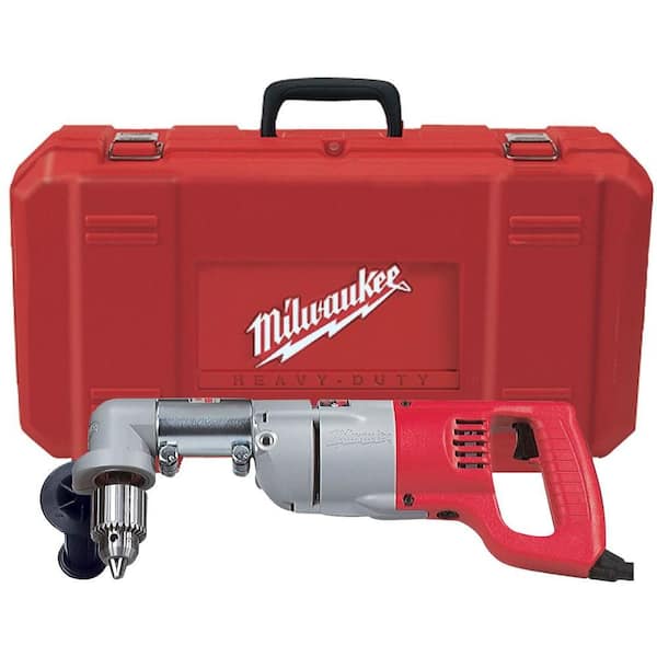 Milwaukee 7 Amp Corded 1/2 in. Corded Right-Angle Drill Kit with