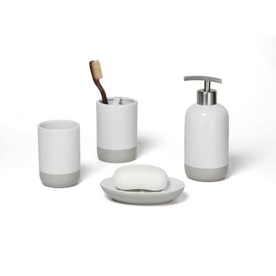 Beautiful Modern bathroom accessories set ceramic Stone 4 Pieces Bargain 